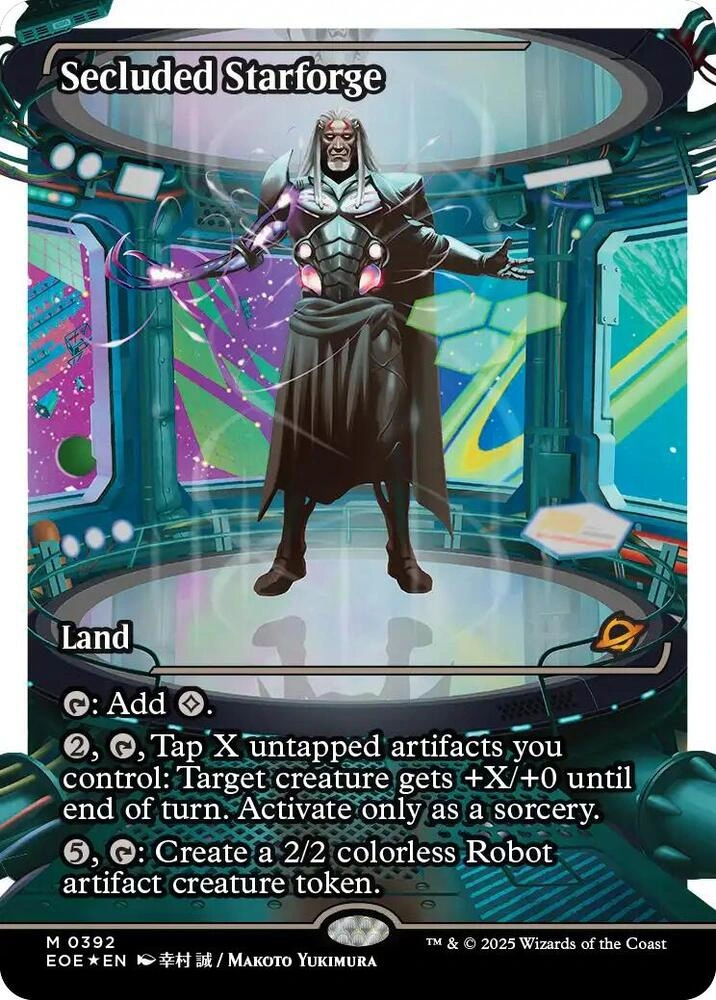 Secluded Starforge (Showcase) (Fracture Foil)