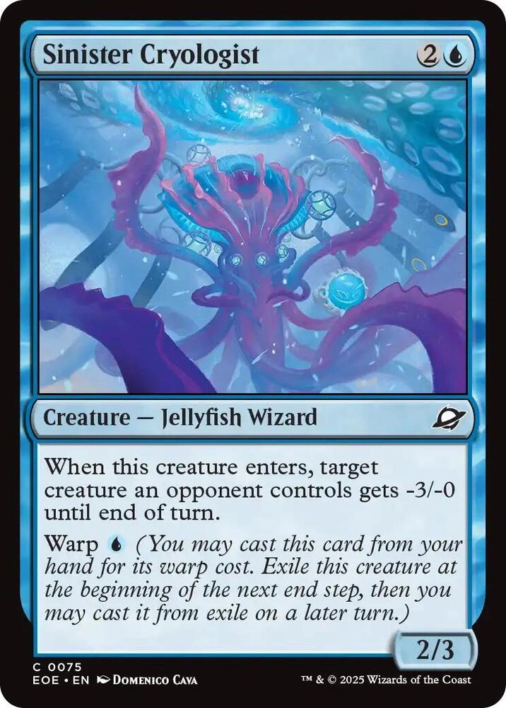 Sinister Cryologist Foil