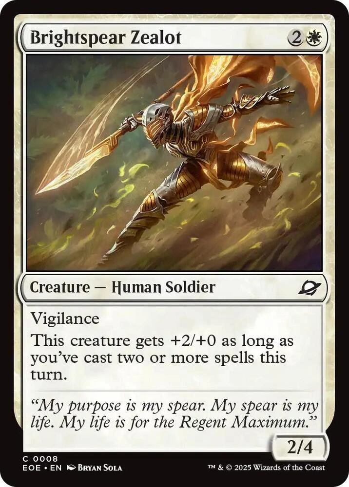 Brightspear Zealot Foil