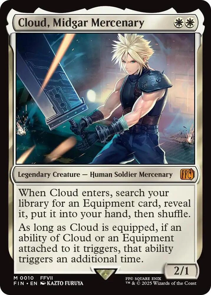 Cloud, Midgar Mercenary Foil