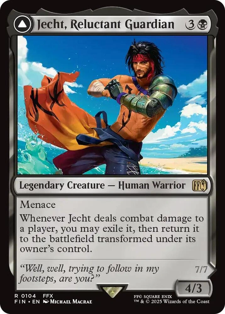 Jecht, Reluctant Guardian Foil