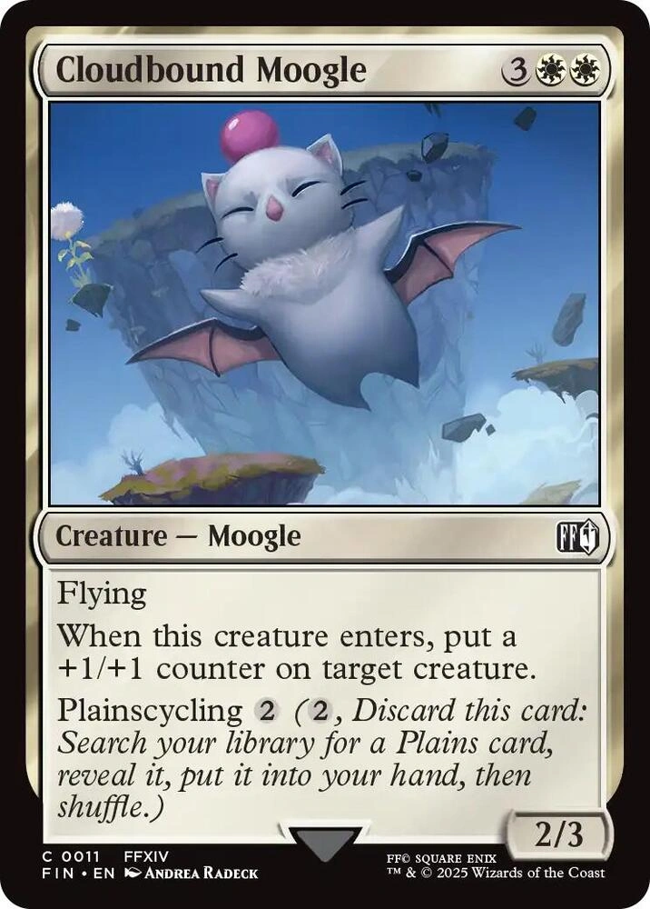 Cloudbound Moogle Foil