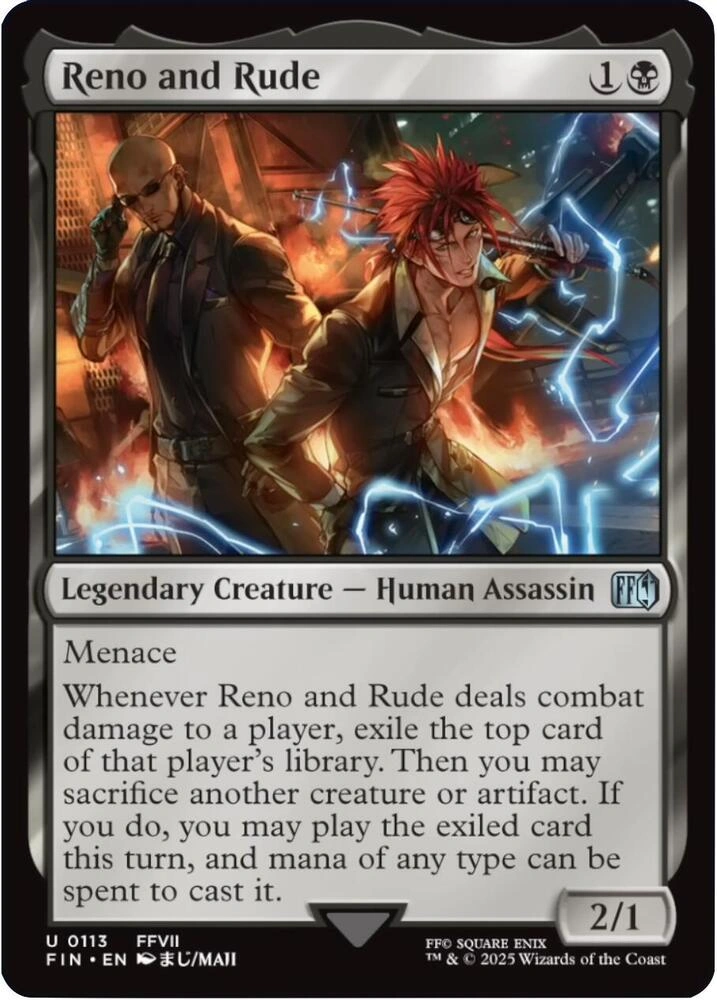 Reno and Rude Foil