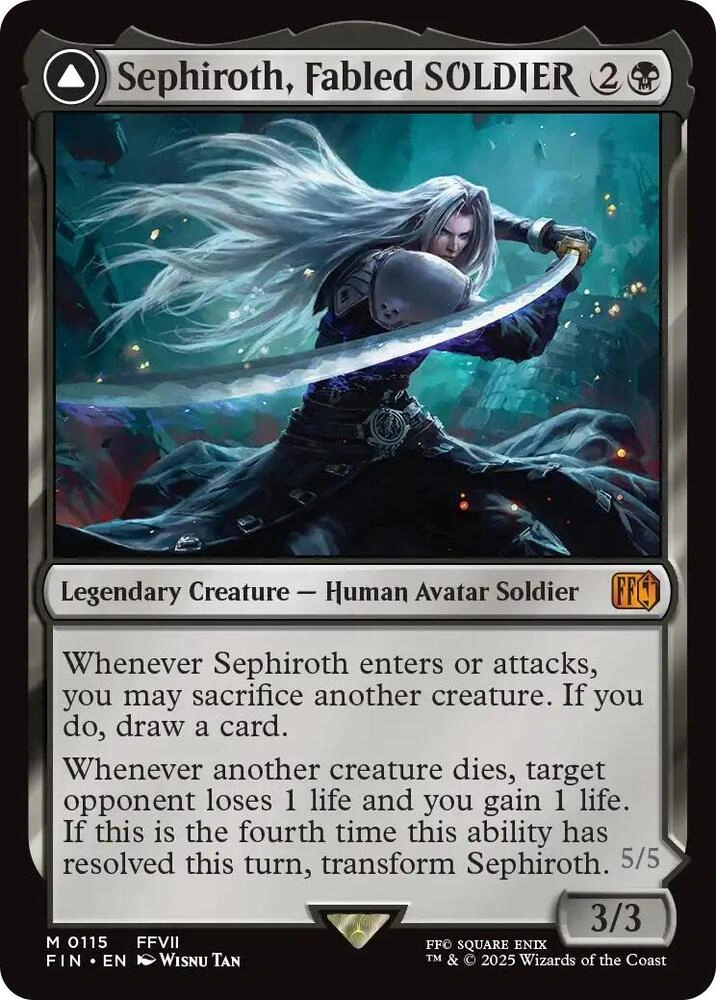 Sephiroth, Fabled SOLDIER Foil
