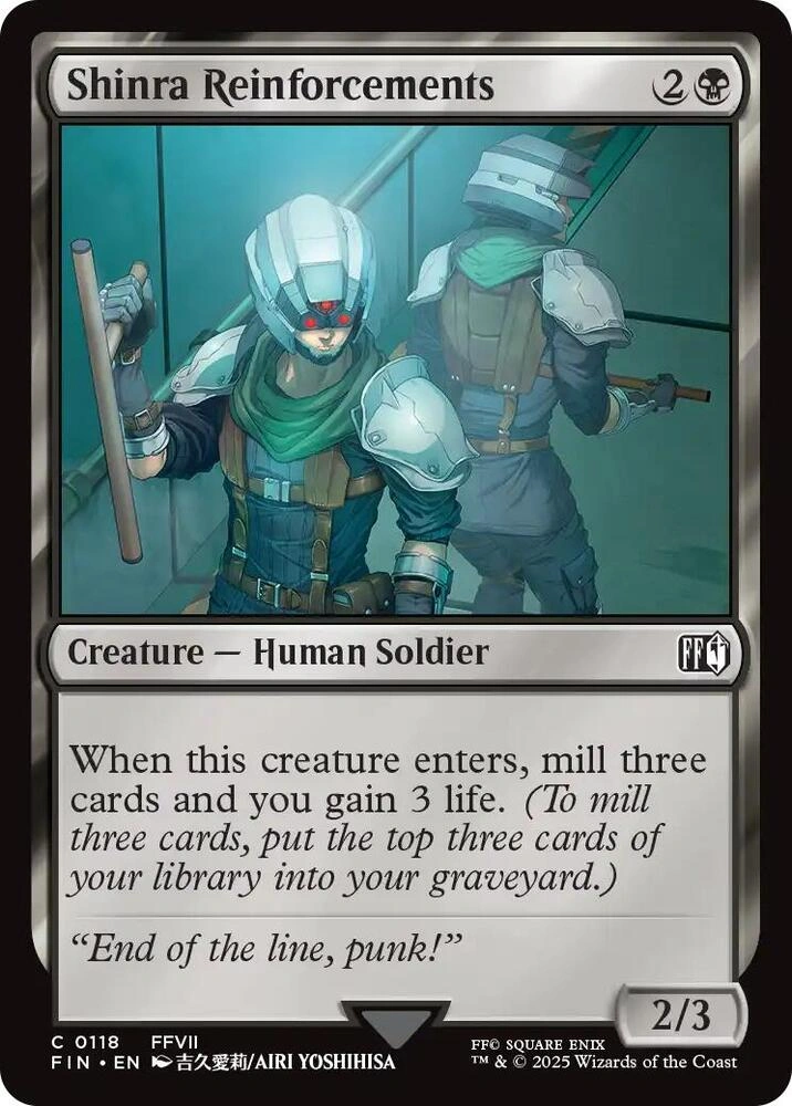 Shinra Reinforcements Foil