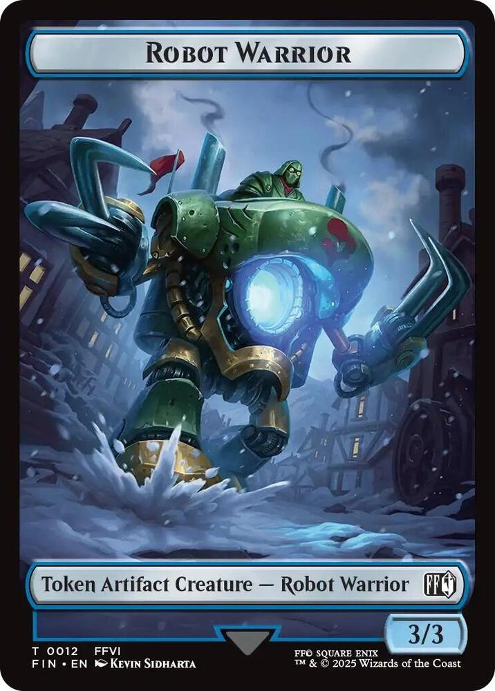 Robot Warrior // Copy (0001) Double-Sided Token