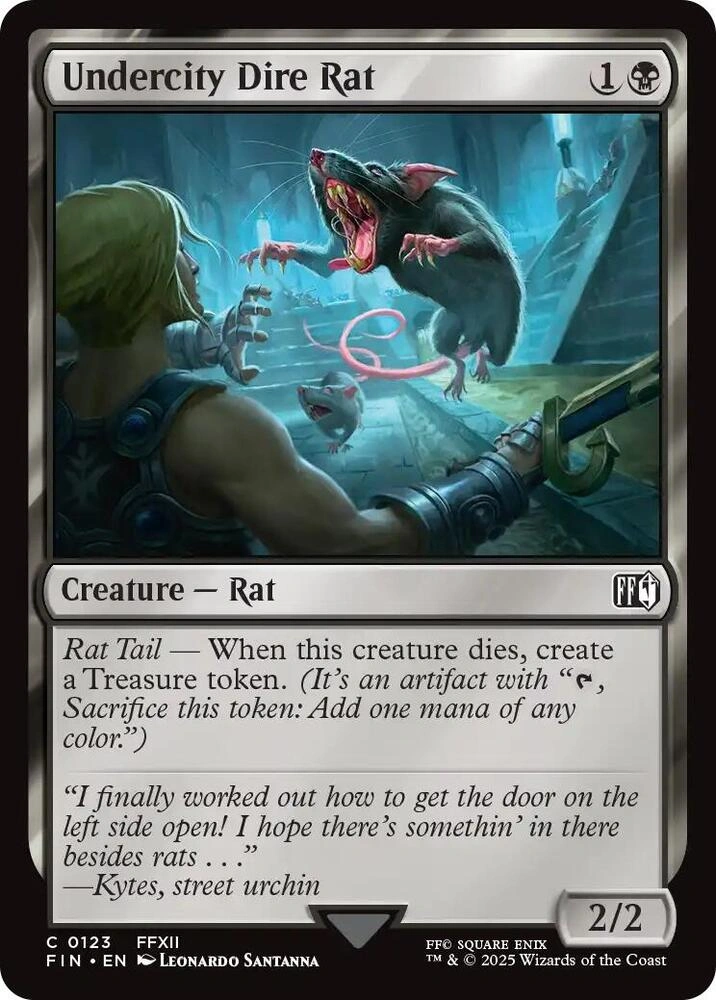 Undercity Dire Rat Foil