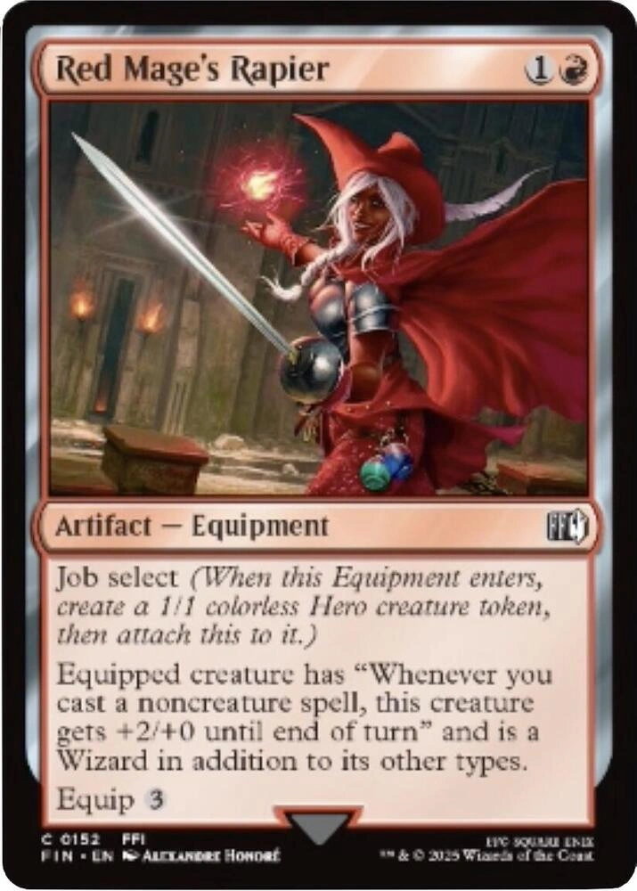 Red Mage's Rapier Foil