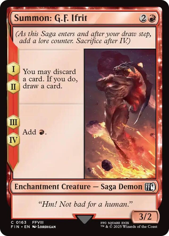 Summon: G.F. Ifrit Foil