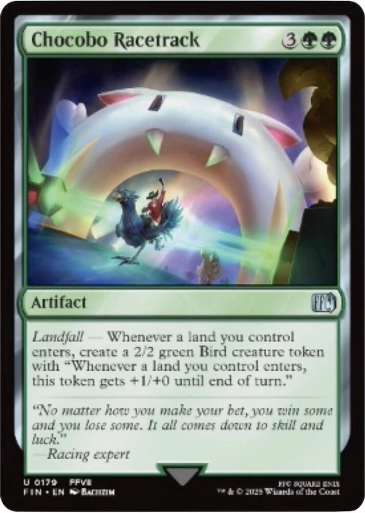 Chocobo Racetrack Foil