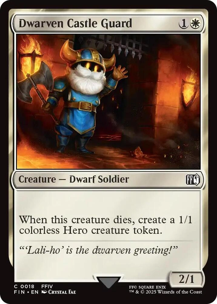 Dwarven Castle Guard Foil