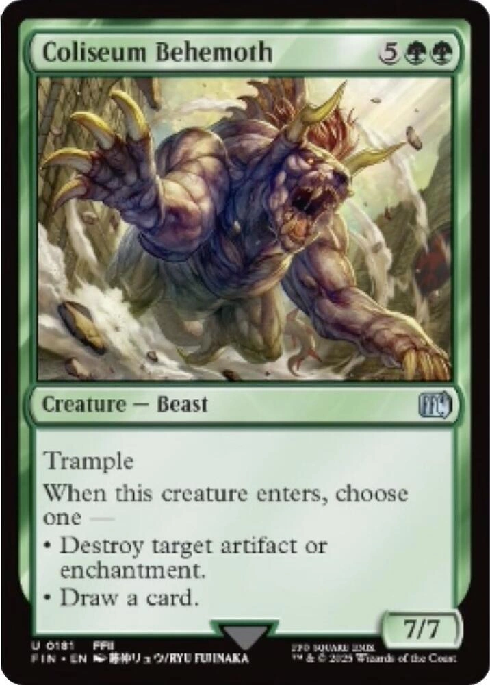 Coliseum Behemoth Foil