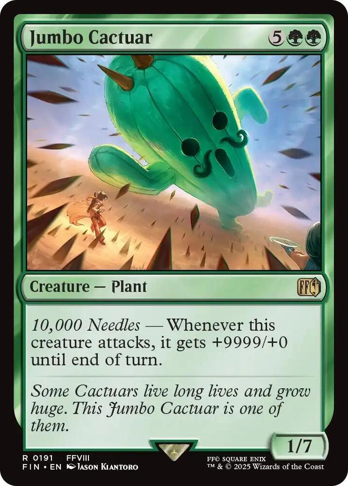 Jumbo Cactuar Foil