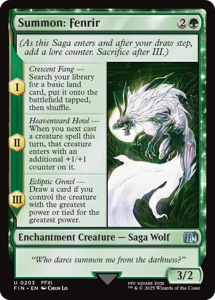 Summon: Fenrir Foil