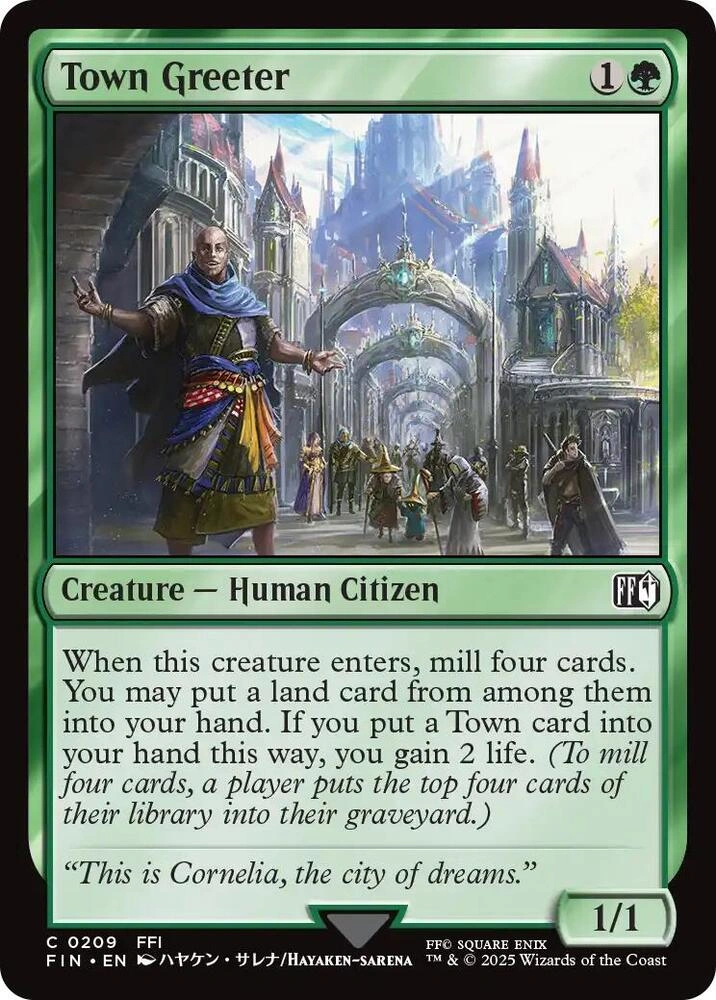 Town Greeter Foil