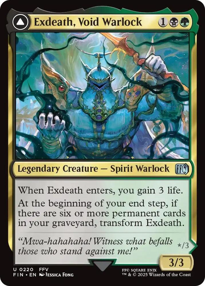 Exdeath, Void Warlock Foil