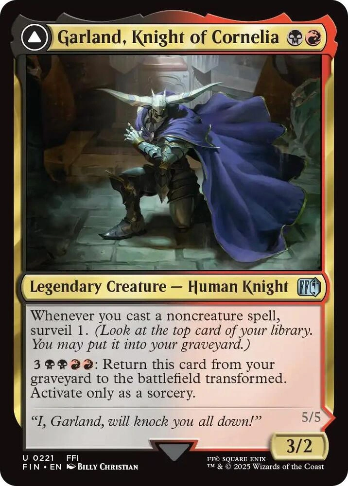 Garland, Knight of Cornelia