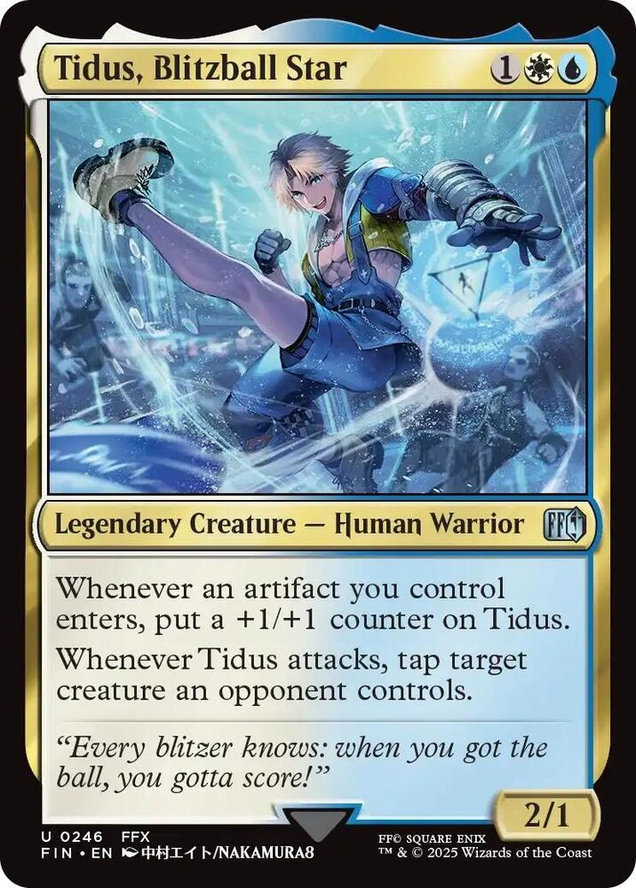 Tidus, Blitzball Star Foil