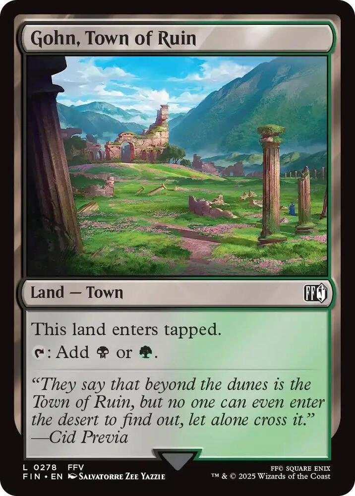 Gohn, Town of Ruin Foil