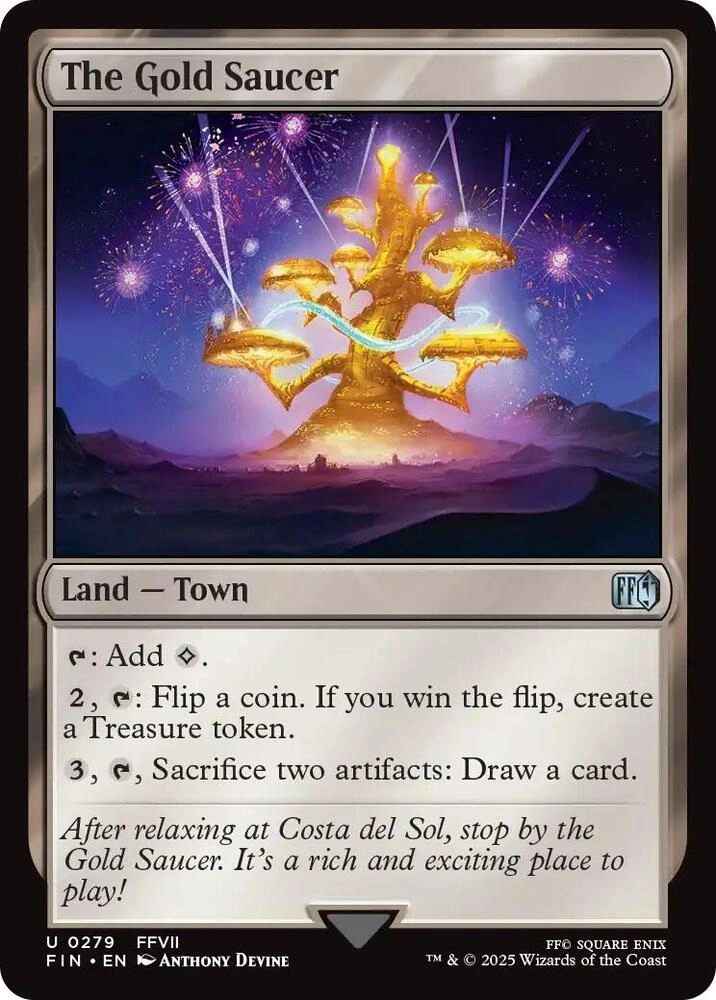 The Gold Saucer Foil