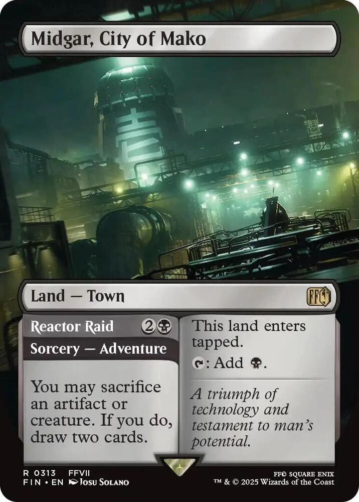 Midgar, City of Mako (Borderless) Foil