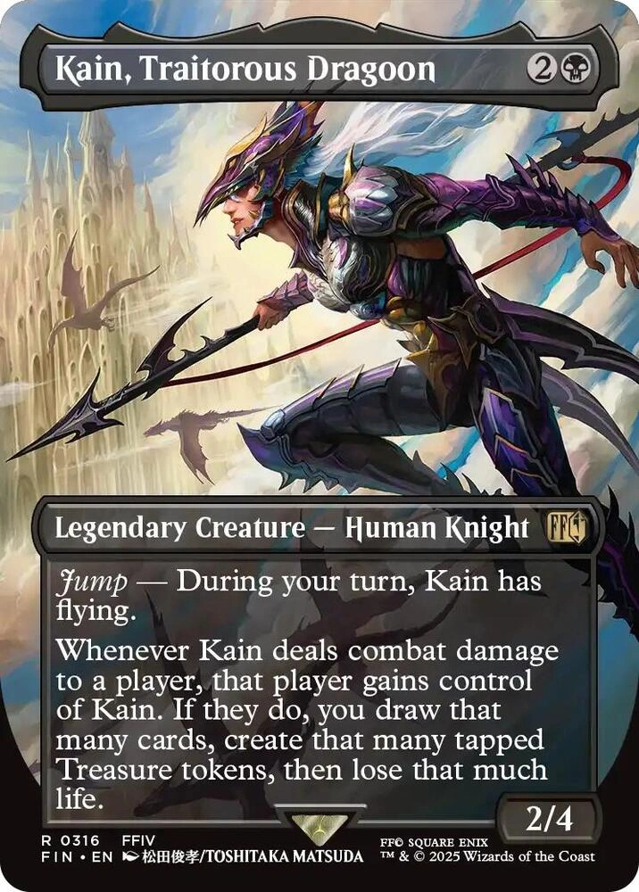 Kain, Traitorous Dragoon (Borderless) Foil