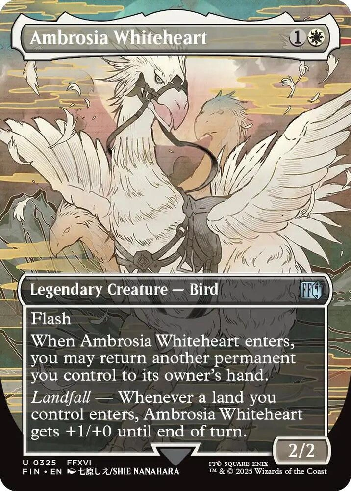 Ambrosia Whiteheart (Borderless) Foil