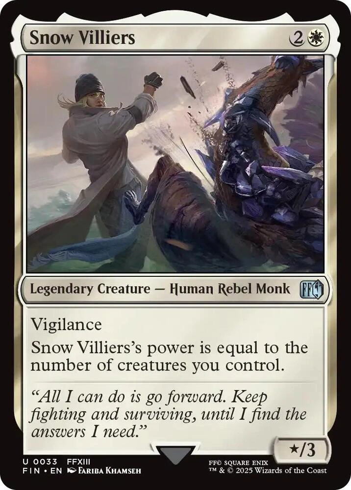 Snow Villiers Foil