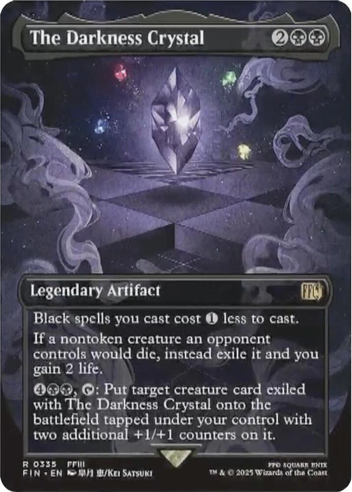 The Darkness Crystal (Borderless) Foil