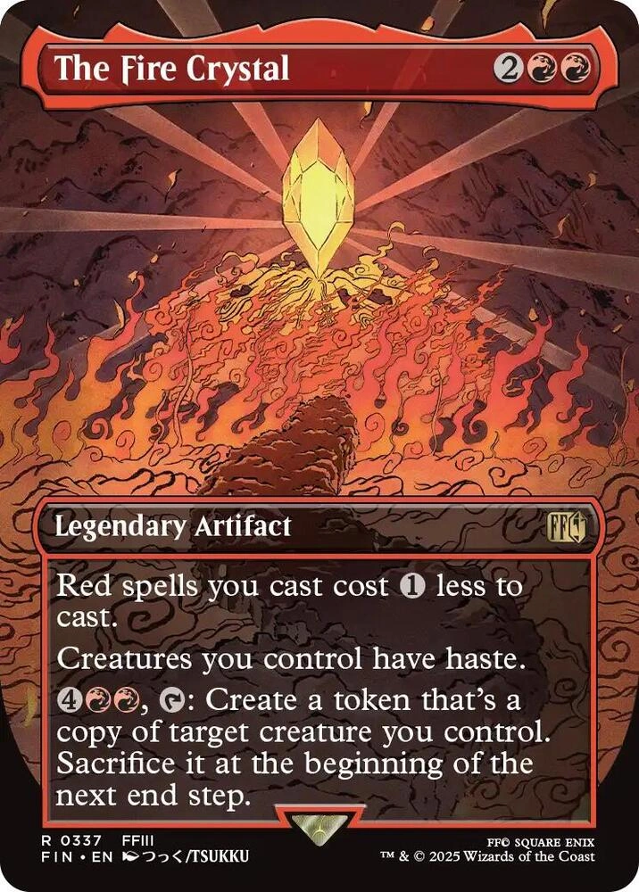 The Fire Crystal (Borderless) Foil