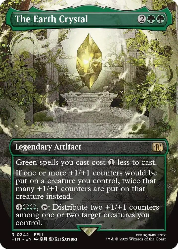 The Earth Crystal (Borderless) Foil