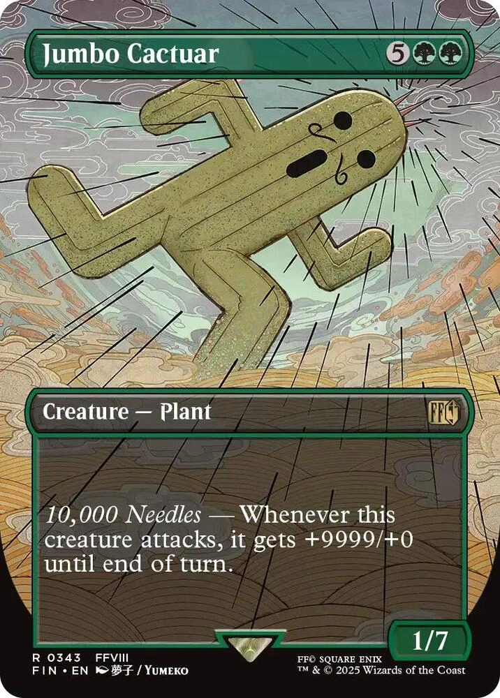 Jumbo Cactuar (Borderless) Foil