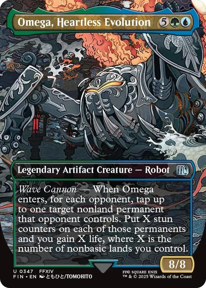 Omega, Heartless Evolution (Borderless) Foil