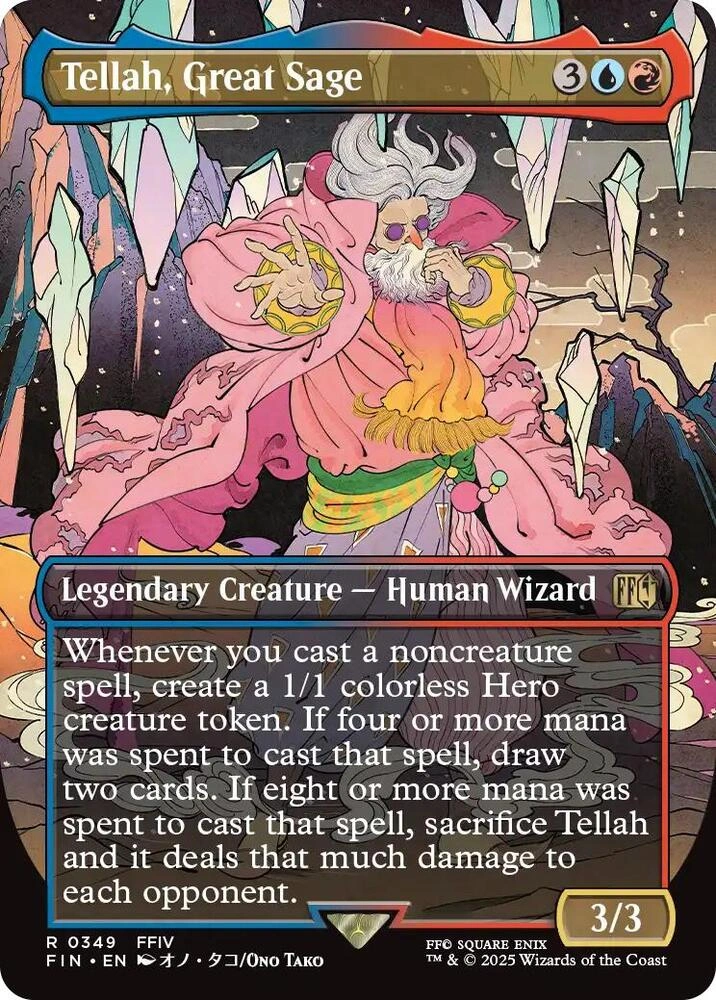 Tellah, Great Sage (Borderless) Foil