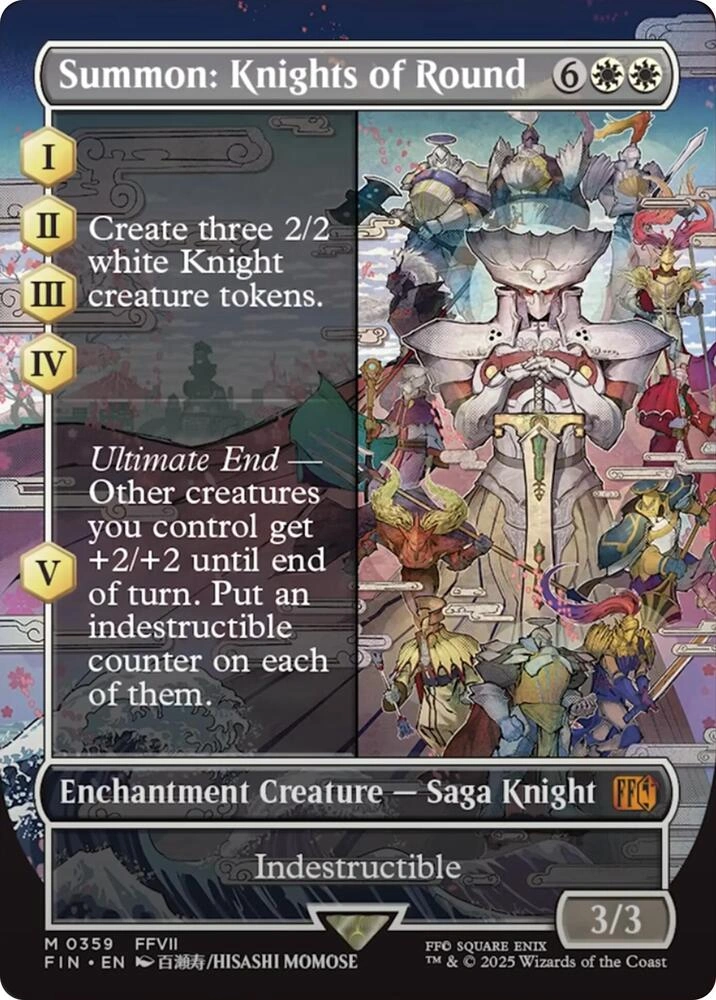 Summon: Knights of Round (Borderless) Foil