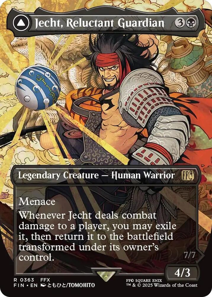 Jecht, Reluctant Guardian (Borderless) Foil