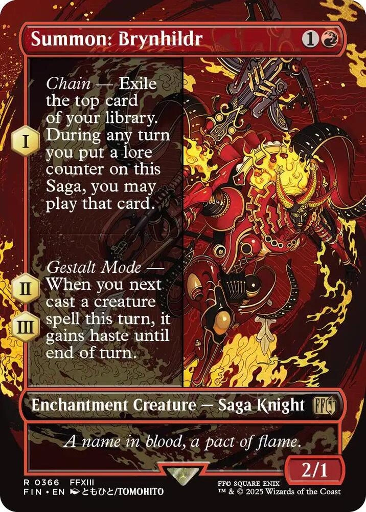 Summon: Brynhildr (Borderless) Foil