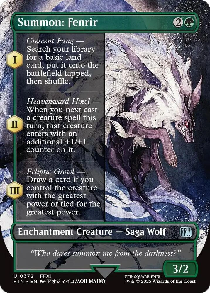 Summon: Fenrir (Borderless) Foil