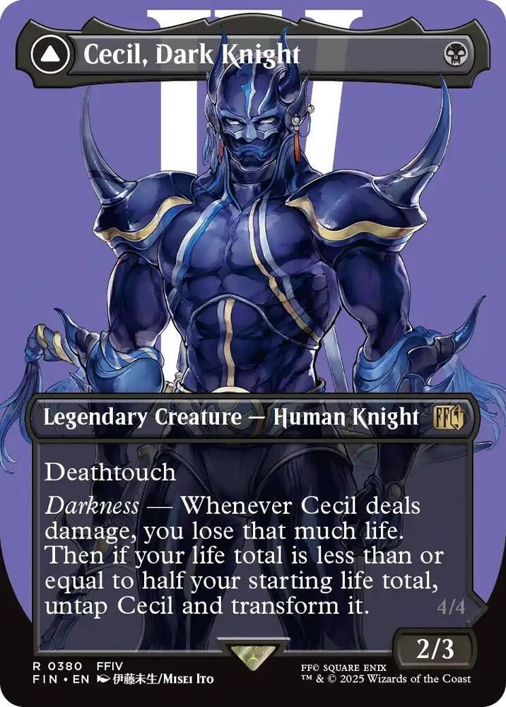 Cecil, Dark Knight (Borderless) Foil