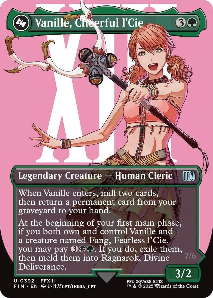 Vanille, Cheerful l'Cie (Borderless) Foil