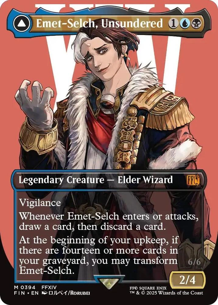 Emet-Selch, Unsundered (Borderless) Foil