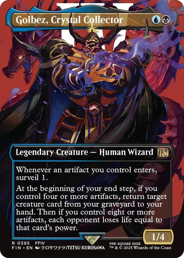 Golbez, Crystal Collector (Borderless) Foil