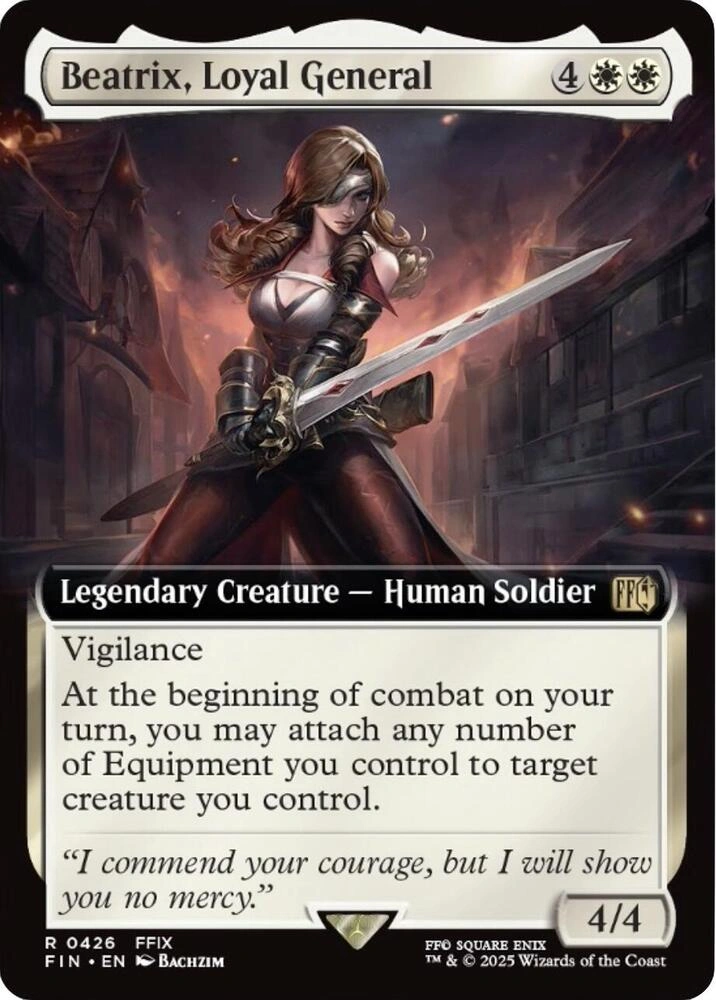 Beatrix, Loyal General (Extended Art) Foil