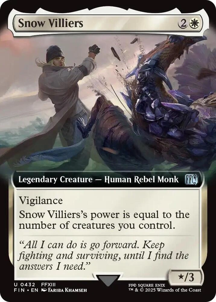 Snow Villiers (Extended Art) Foil
