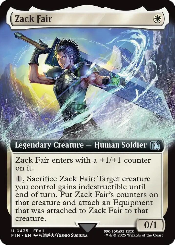 Zack Fair (Extended Art) Foil