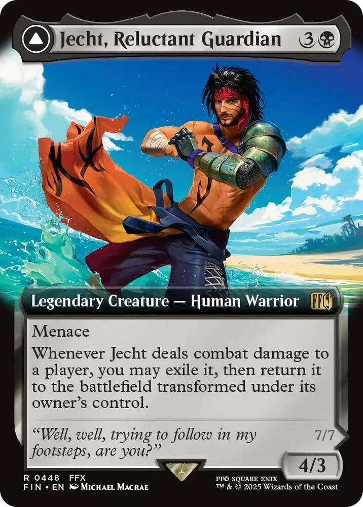 Jecht, Reluctant Guardian (Extended Art) Foil