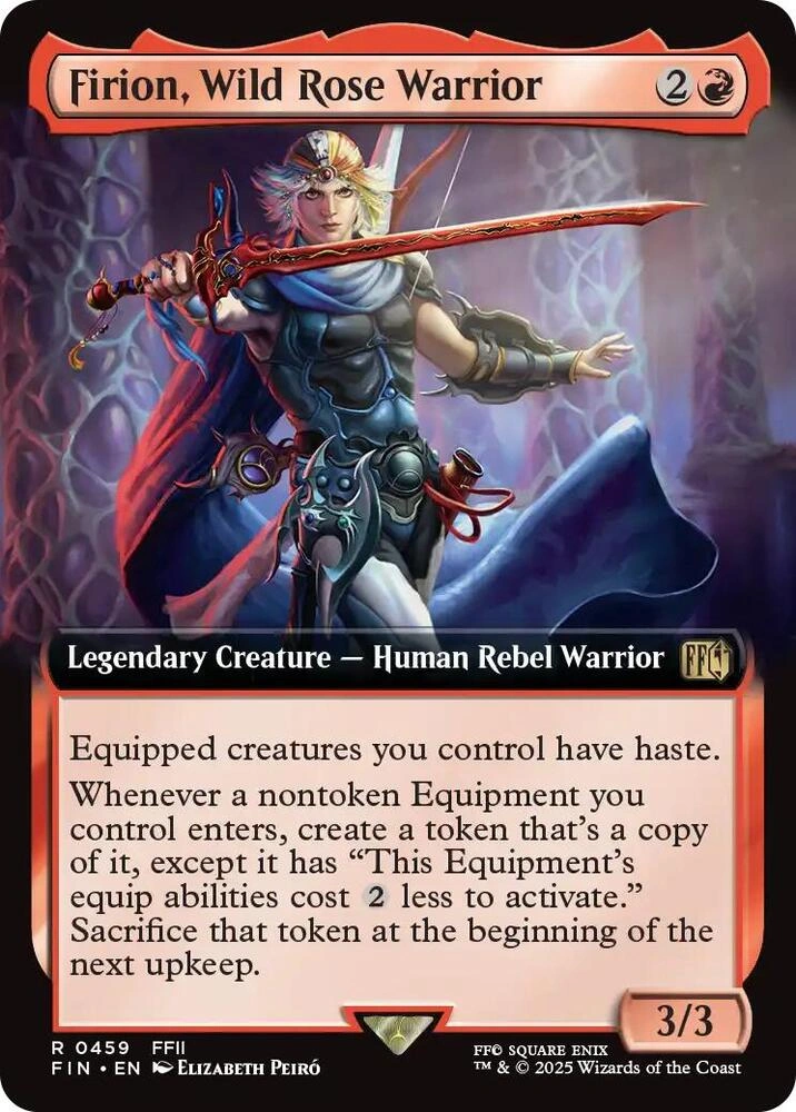 Firion, Wild Rose Warrior (Extended Art) Foil