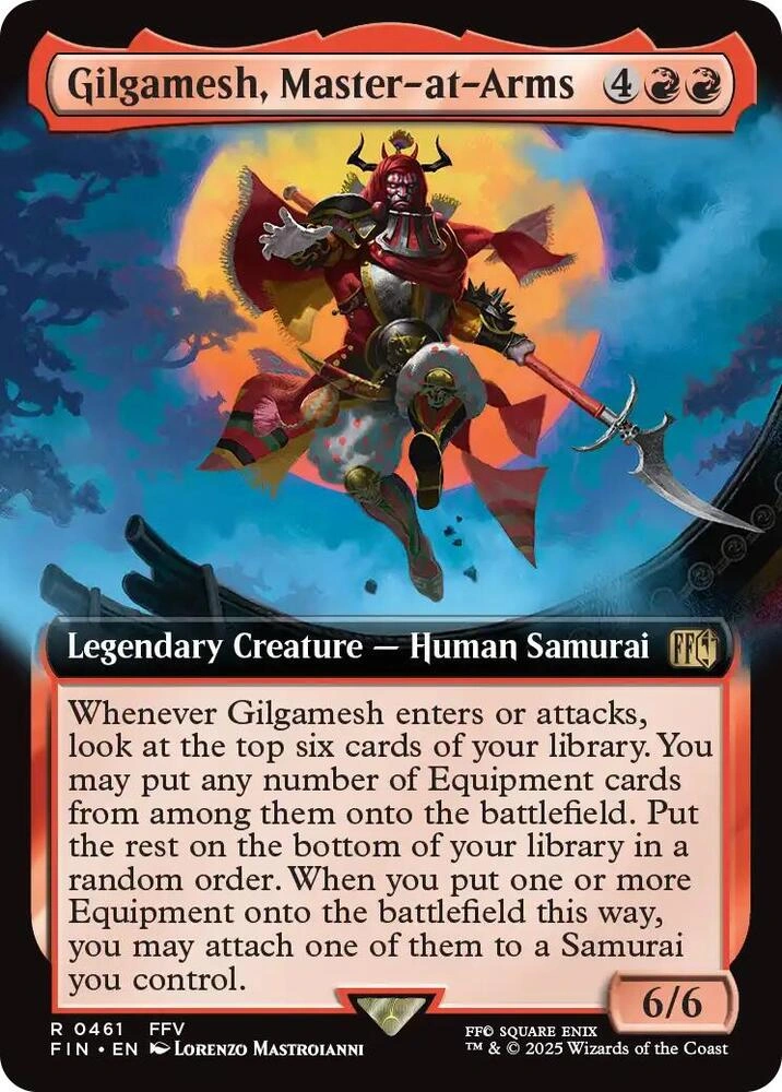 Gilgamesh, Master-at-Arms (Extended Art) Foil