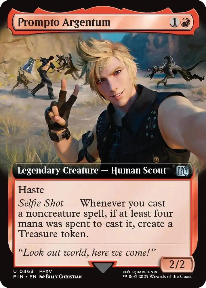 Prompto Argentum (Extended Art) Foil