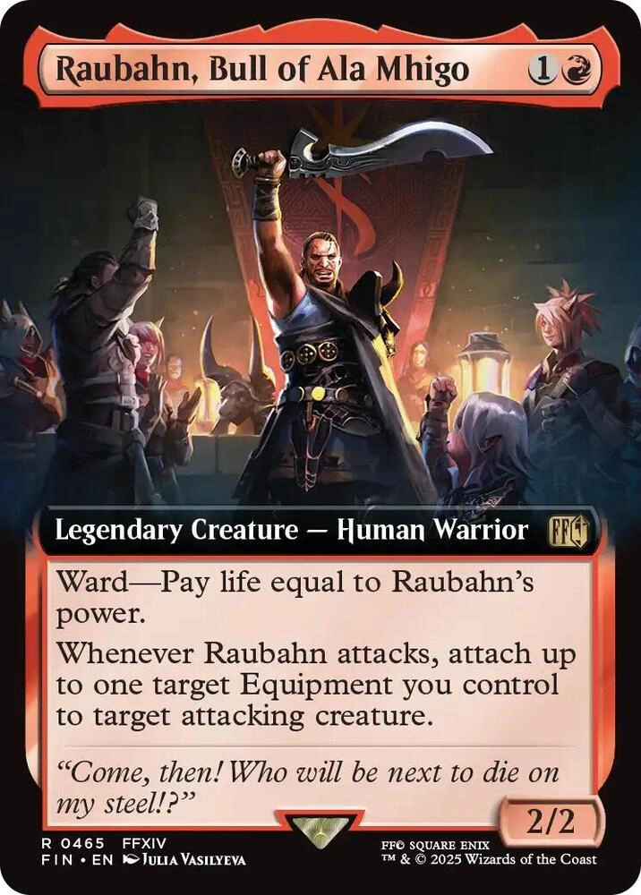 Raubahn, Bull of Ala Mhigo (Extended Art) Foil